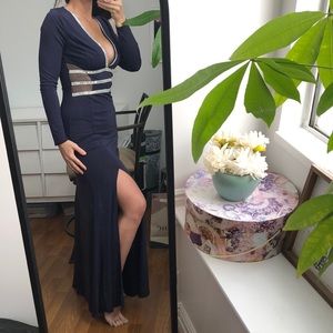 Venus Rhinestone Evening Dress